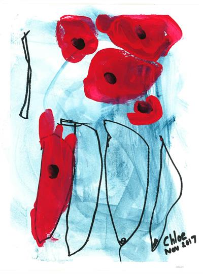 chloe-painting-poppies