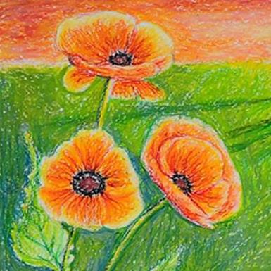 chloe-painting-poppies